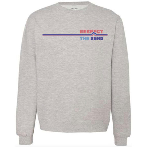 Respect the Send Peak Crew Neck Sweatshirt