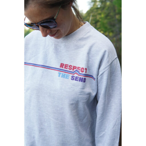 Respect the Send Peak Crew Neck Sweatshirt - Image 2