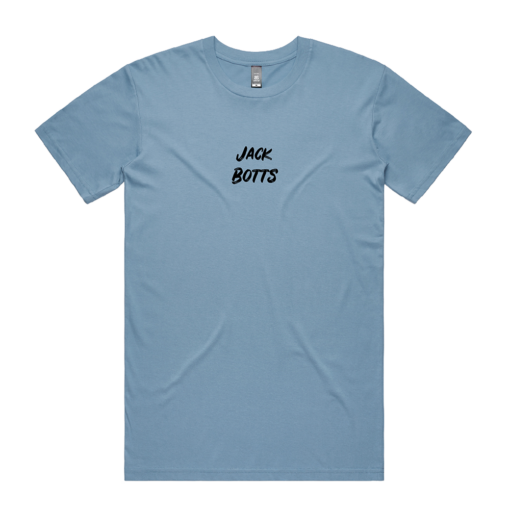 Stacked Logo Tee (Carolina Blue)