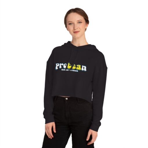 Women’s Cropped Hooded Sweatshirt - Image 5