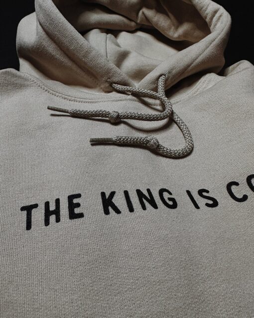 King Is Coming Magnolia Unisex Hoodie - Image 2