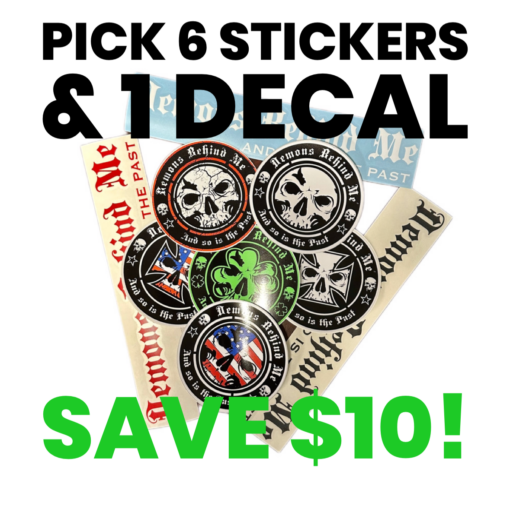 Save $10!  Ultimate Sticker Bundle - 6 Stickers, 1 Vinyl Decal - Image 2