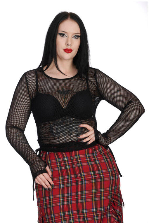 Casual Groove Fishnet Top - Image 3