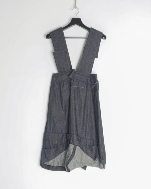 COMME des GARÇONS denim crush pinafore - Image 2