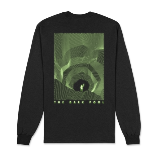 Glow The Dark Pool Longsleeve (Black) - Image 2