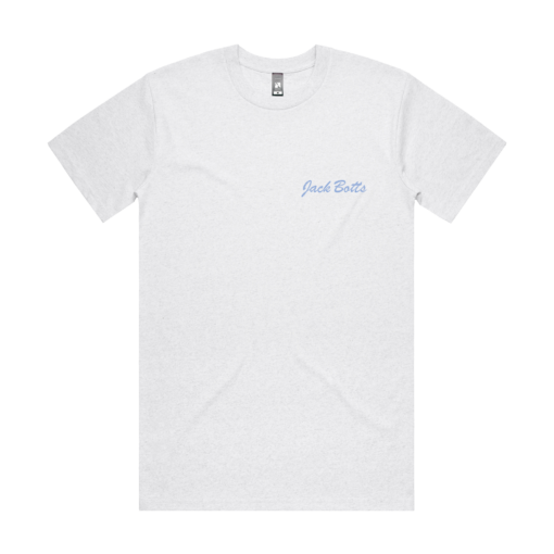 Sucker For Sunsets Blue Logo Tee (White Marle)