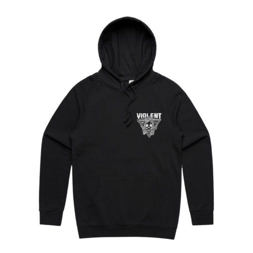 Blazin' Skull Hoodie (Black)