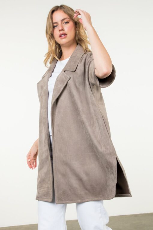 THML-JACKET SUEDE GREY - Image 2