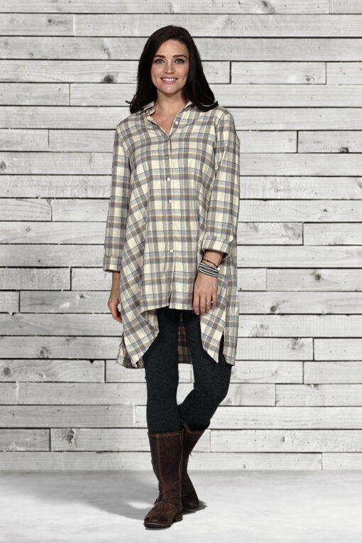 plaid big shirt