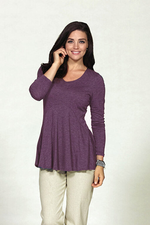 seamed jersey tunic - Image 2