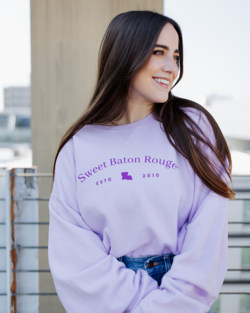 Sweet Baton Rouge  Travels Sweatshirt