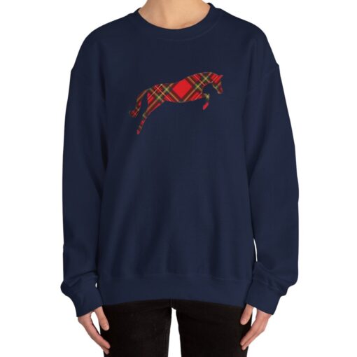 Plaid Jumper Fleece Crewneck