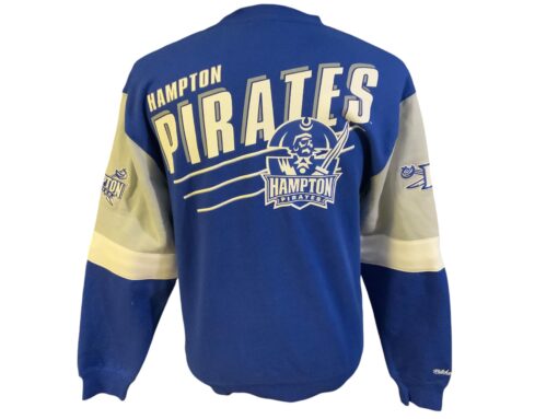 HBCU- Hampton Pirates Crew Sweat Shirt Small Royal New $110 - Image 2