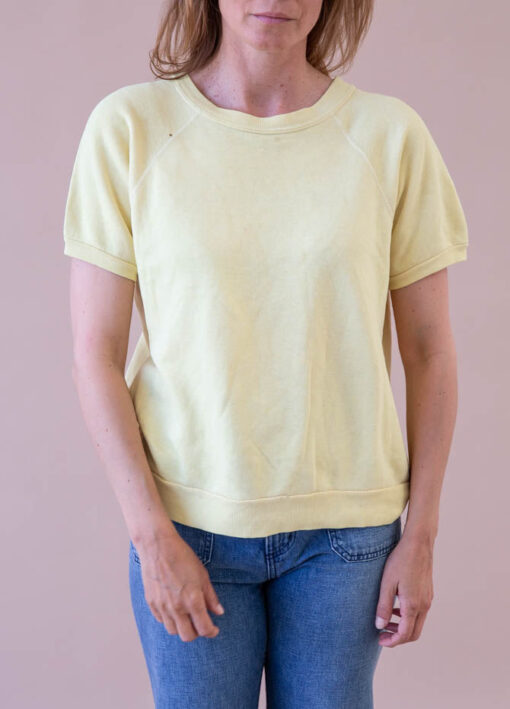 Yellow Short Sleeve Sweatshirt - Image 4