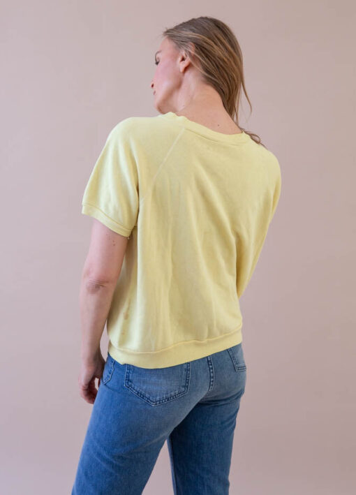 Yellow Short Sleeve Sweatshirt - Image 5