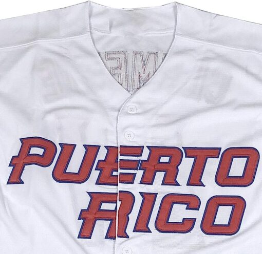 Puerto Rico #21 World Game Classic Mens Baseball Jersey Stitched No Name - Image 6