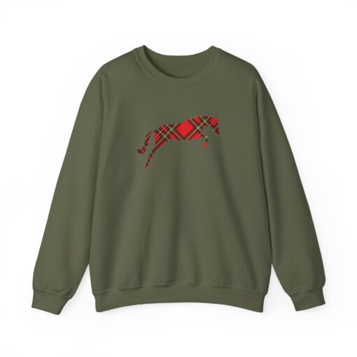 Plaid Jumper Fleece Crewneck - Image 2