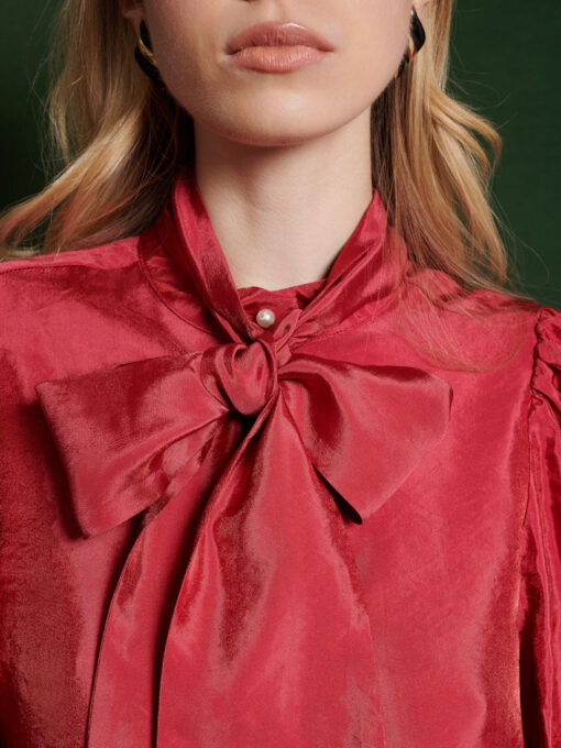 Rene Fringe Bow Blouse - Image 6