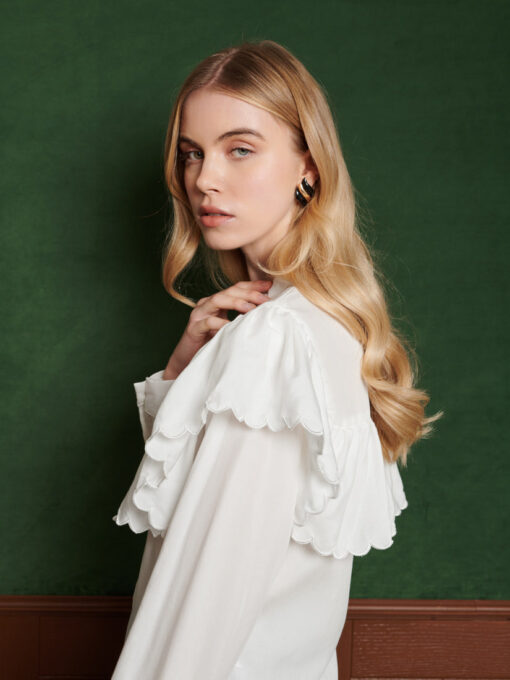 Hazel Scallop Blouse - Image 5