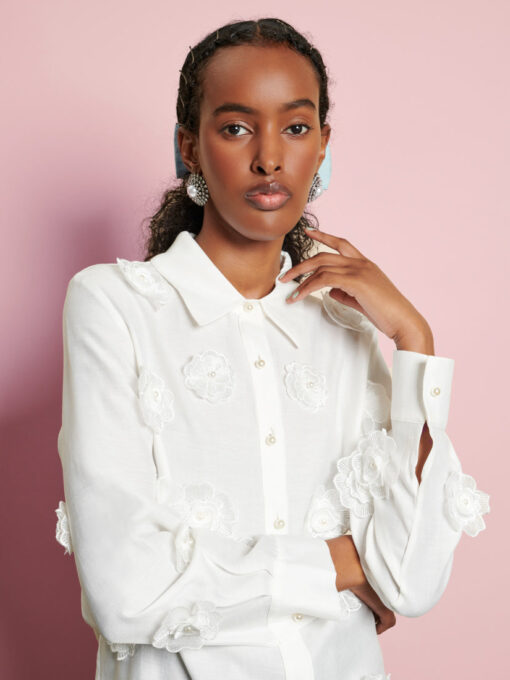 DREAM Valley Flower Embellished Shirt - Image 5