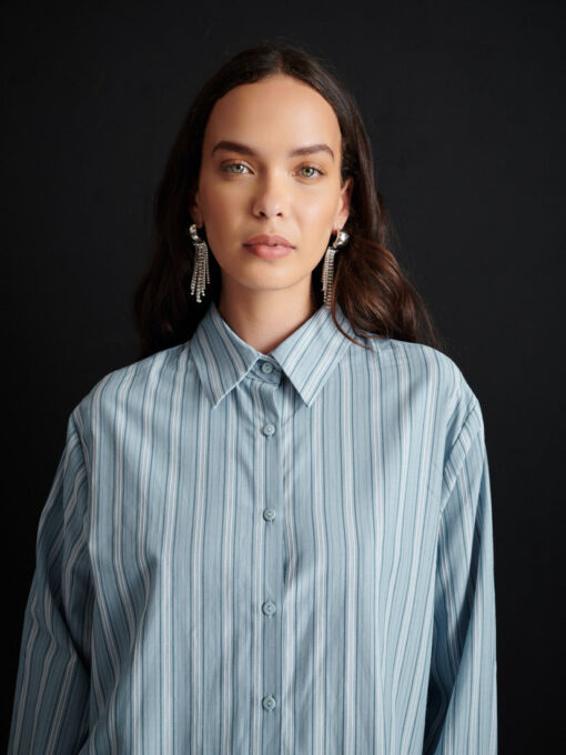 Ghospell  Beck Striped Shirt - Image 5