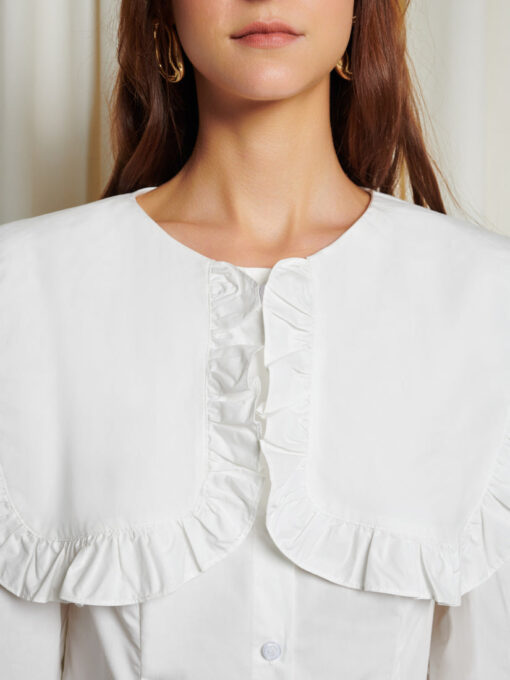 Ghospell  Christy Collar Blouse - Image 6