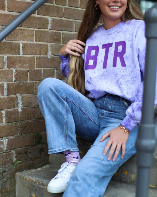 BTR Tie Dye Sweatshirt - Image 2