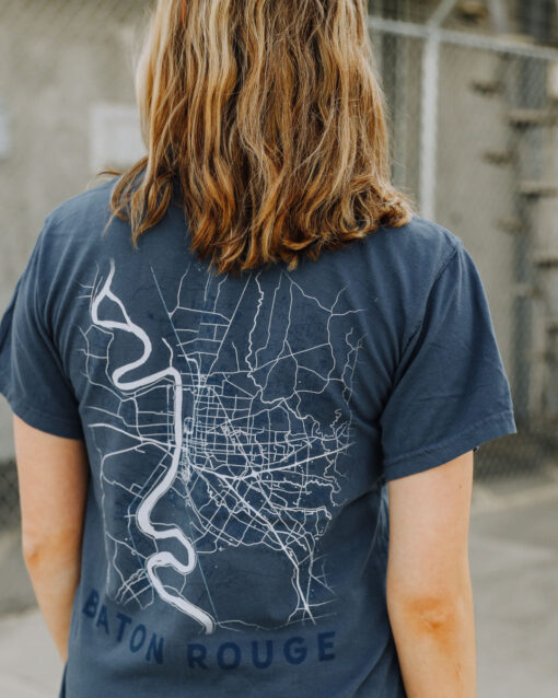 Baton Rouge Map© Pocket Tee