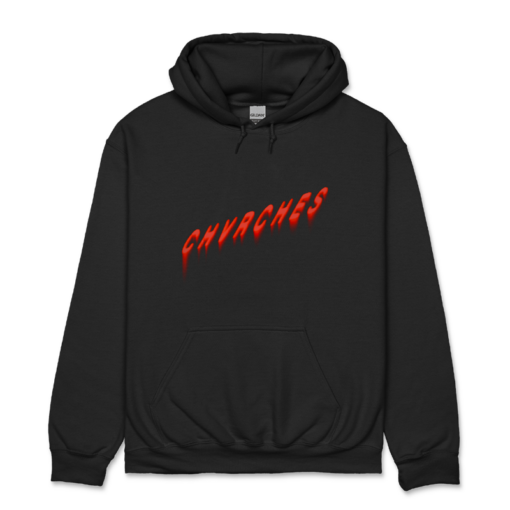 Red Falloff Logo Hoodie (Black)