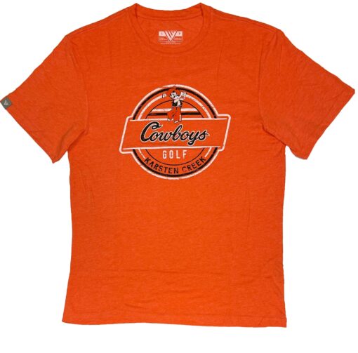 Levelwear Cowboys Golf T-Shirt Orange