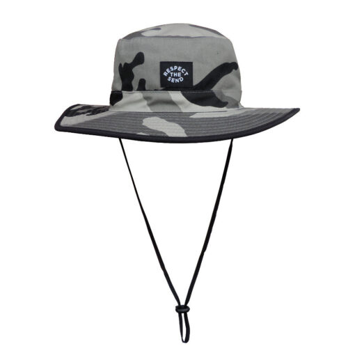 Respect the Send Winter Camo Bucket Hat