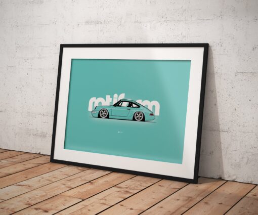 PORSCHE 964 ROTIFORM PRINT