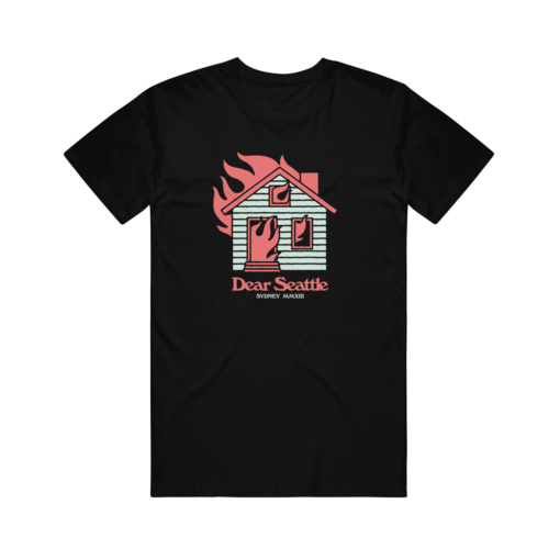 Burning House Tee (Black)