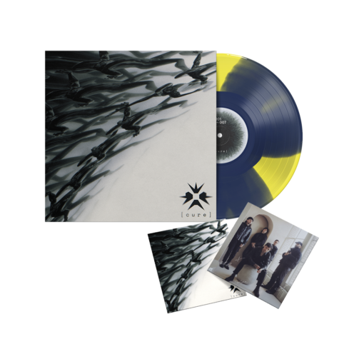 CURE 12” Vinyl (Dark Blue & Transparent Yellow Triple Button)