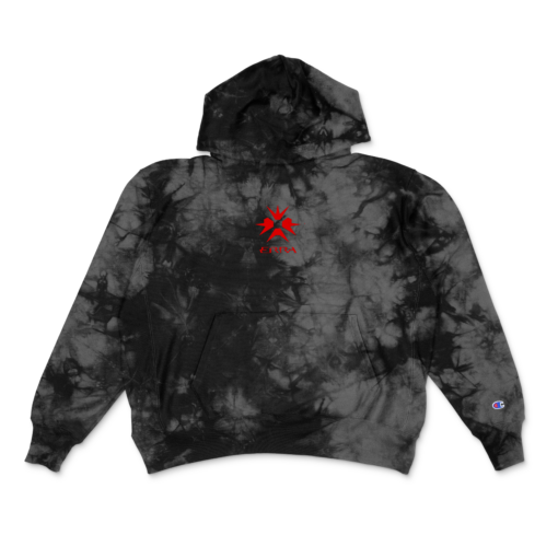 Burst Logo Embroidered Tie-Dye Hoodie (Champion)