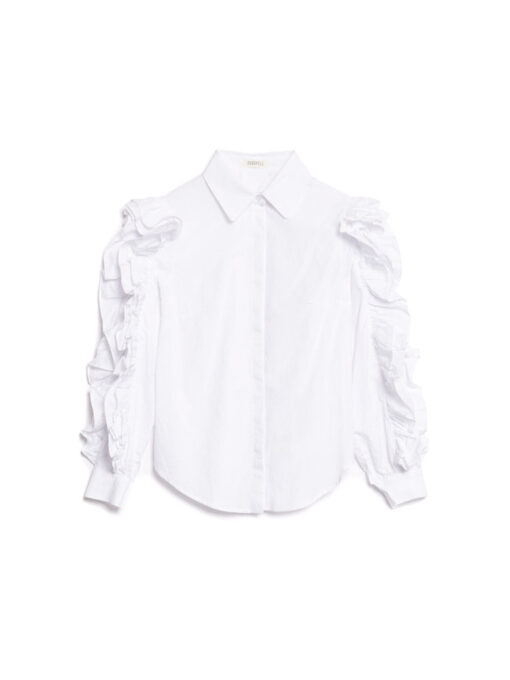 Ghospell  Melissa Ruffled Shirt - Image 7