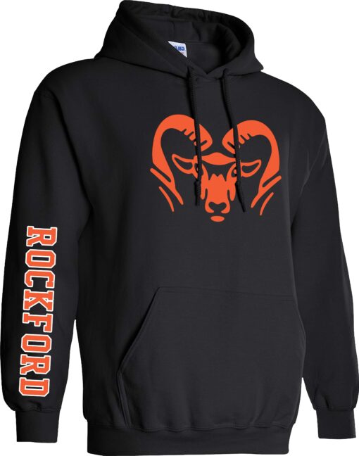 TRADITIONAL ROCKFORD RAM HEAD HOODIES