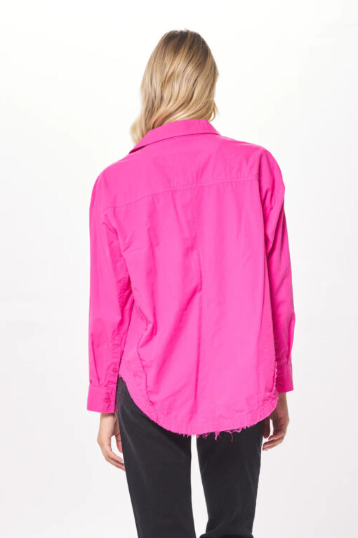 VINTAGE HAVANA-TOP-HOT PINK POPLIN - Image 2