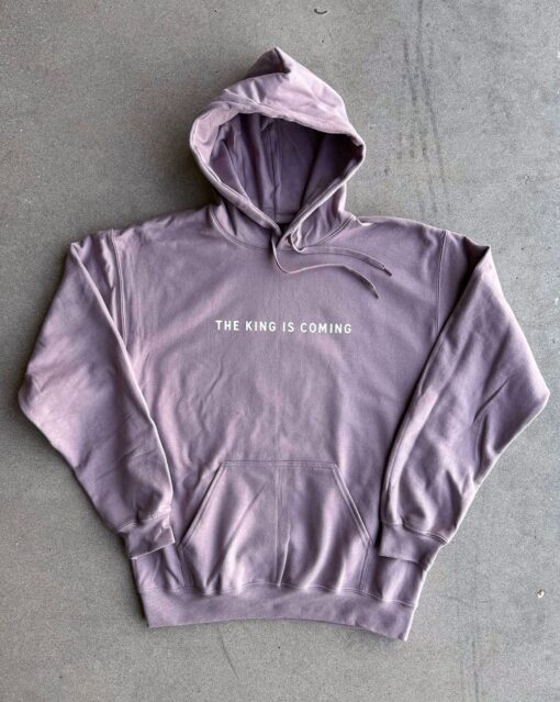 King Is Coming Lavender Haze Unisex Hoodie