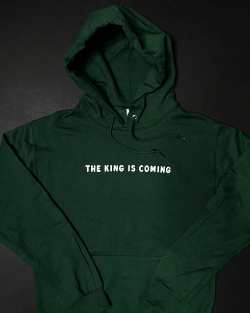 King Is Coming Forest Floor Unisex Hoodie - Image 2