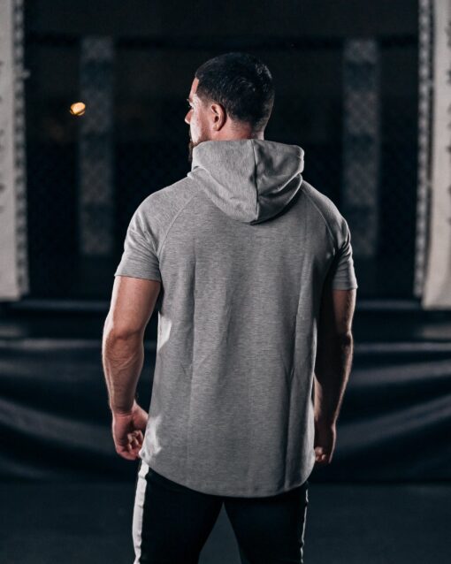 Bar-Basic Raglan Short Sleeve Hoodie - Image 6