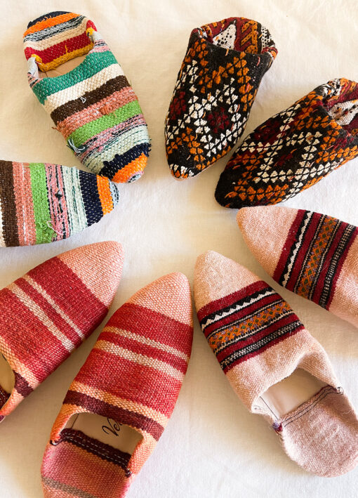 Moroccan Kilim Slippers