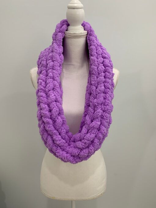 Chunky Chenille Infinity Scarf - Image 7