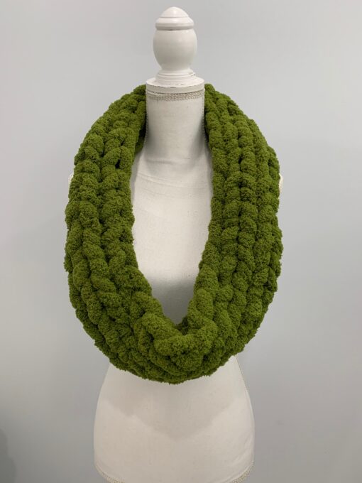 Chunky Chenille Infinity Scarf - Image 4