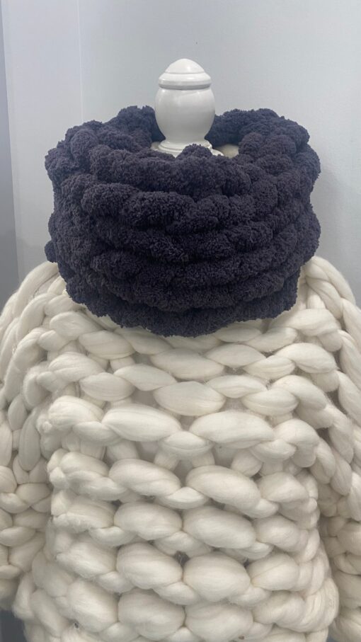 Jumbo Chenille Cowl Scarf - Image 7