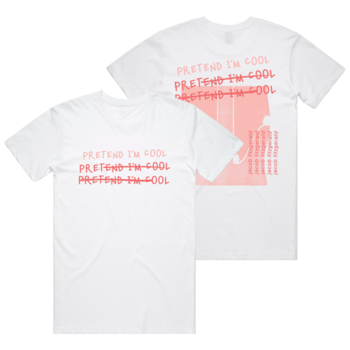 Pretend I'm Cool Logo Tee (White)