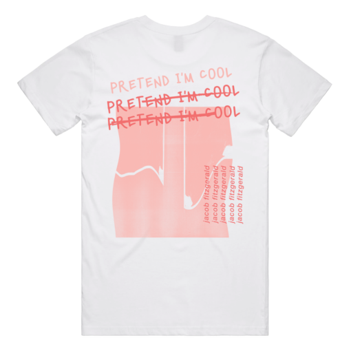 Pretend I'm Cool Logo Tee (White) - Image 2