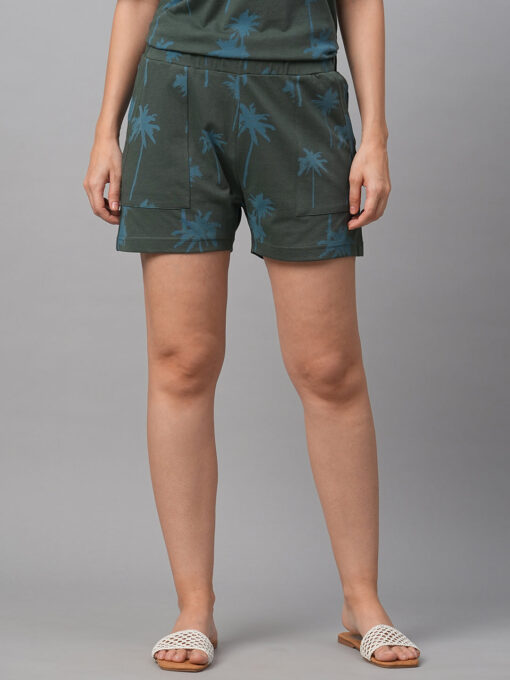 Women's Moss Cotton Regular Fit Shorts - Image 2