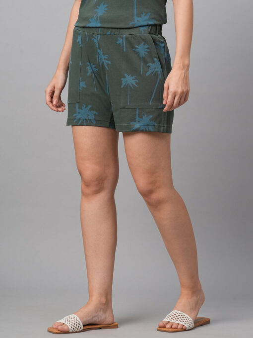 Women's Moss Cotton Regular Fit Shorts - Image 3