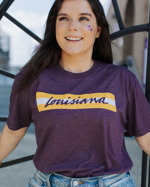 Louisiana Gameday Stripes